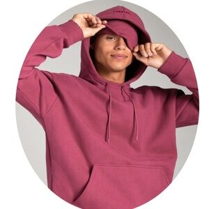 Airplane Mode Travel Hoodie Berry / S